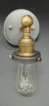 Restoration Hardware Rh Edison Wall Sconce Brushed Brass 68450029 Vstl. Fixed Price $69.00.