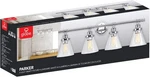 Parker 4-LIGHT Chrome Vanity Fixture Elegant Design, Bulbs Not Included. Fixed Price $59.99.