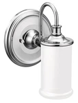Moen YB6461CH Belfield 1-LIGHT Bathroom Vanity Fixture With Frosted Glass Chrome. Fixed Price $70.00.