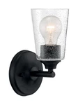 Bellevue NVBF99651 Tussle 9" Tall Bathroom Sconce - Black. Fixed Price $63.99.