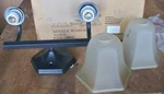 World Imports Lamp 88 Hallsburg 2 Light Bath. Fixed Price $24.96.