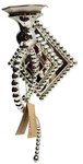 Uttermost Lighting Sherise Collection Wall Sconce Silver Plated Finish #22456. Fixed Price $97.74.