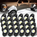 White Rock Lights, 6000K Pure Super Bright Wide Angle IP68 24 Pods. Fixed Price $100.50.