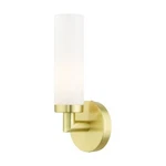 Livex Aero Light Ada Candelabra Wall Sconce, Satin Brass 10103-12. Fixed Price $89.96.