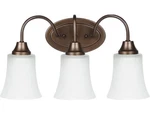 Sea Gull Lighting 49808BLE-827 3-LIGHT Bath Vanity W/satin Etched Shades, Bronze. Fixed Price $59.99.