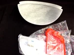 Capital Lighting 1681 Matte White 1-BULB Glass Wall Sconce. Fixed Price $41.99.