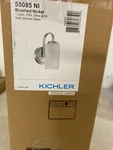 Kichler 55085NI Kennewick 10" Tall Bathroom Sconce - Brushed Nickel. Fixed Price $26.73.