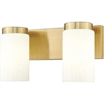 Z-lite 746-2V-LG Burk Light 13.75 Inch Luxe Gold Bath Vanity Wall. Fixed Price $115.60.