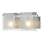 Z-lite Zephyr Lt Vanity Light, Nickel, Clear Beveled & Frosted 169-2V-BN. Fixed Price $184.99.
