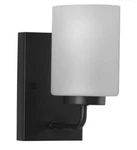 Progress Lighting P300327 Merry 8 1/4" Tall Bathroom Sconce - Black. Fixed Price $30.99.