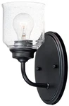 Maxim Acadia 5"W X10 1/2" Black Finish Traditional Wall Sconce. Fixed Price $44.00.