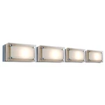 Jesco Lighting WS307H-4BI Bric 21.25 Inch Chrome Wall Sconce. Fixed Price $68.06.