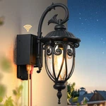 Opaxis Waterproof Dusk To Dawn Porch Lights With Outlet. Fixed Price $46.99.