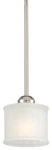 Minka Lavery Ml 1731 Nickel 1-LIGHT Indoor Drum Pendant From The 1730 Collection. Fixed Price $70.38.