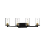 Millennium Burbank Light 8" Vanity, Matte Black/heirloom Bronze 3494-MB-HBZ. Fixed Price $195.90.