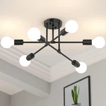 Modern Sputnik Chandelier Ceiling Fixtures, 6-LIGHTS 22 Mid Century. Fixed Price $41.75.