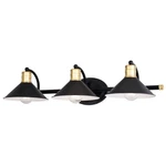Akron 3 Light Bath Vanity Industrial STYLE-6.25 Inches Tall And 28. Fixed Price $199.99.