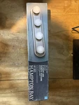 Hampton Bay 4-LIGHT Led Vanity Wall Fixture Brushed Nickel. Fixed Price $25.00.
