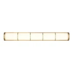Harper Led Bathroom Vanity Light In Warm Brass. Fixed Price $358.00.