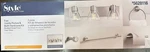 Style Selections Vanity Kit 22.04-IN 3-LIGHT Nickel Led+ 5PC Set. Fixed Price $99.95.