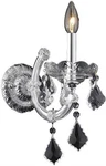 Maria Theresa Crystal Wall Sconce In Chrome. Fixed Price $165.00.