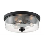 Nuvo 60-7269 3 Light 15" Ceiling Flush Mount Damp Rated Matte Black. Fixed Price $234.99.