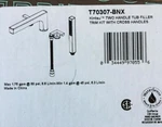 Brizo T70307-BNX Kintsu Two Tub Filler Trim Kit Shower/cross Handles. Fixed Price $569.99.