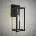 Hampton Bay Hurley 16IN. 1-LIGHT Modern Black Outdoor Wall Lantern. Fixed Price $40.00.