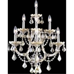Elegant Lighting 2800W7GT-GT/RC Maria Theresa Wall Sconce Golden Teak. Fixed Price $150.00.