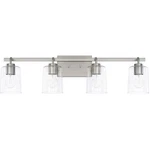 Capital Lighting 128541BN-449 Brushed Nickel 4-LIGHT 34"W Bathroom Vanity. Fixed Price $128.97.