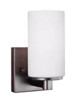 Sea Gull Hettinger Light 5 Inch Bronze Bath Wall Sconce, 4139101-710. Fixed Price $41.97.