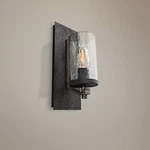 Generation Lighting Angelo 13" Weathered Oak Slated Gray Wall Sconce. Fixed Price $179.00.