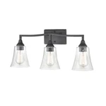 Millennium Caily Light 10.875" Vanity, Matte Black/clear 2103-MB. Fixed Price $139.90.