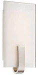George Kovacs Led Wall Sconce, Polished Nickel, 3000K (P1140-613-L). Fixed Price $290.00.
