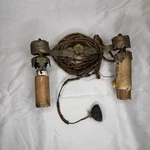 Antique Art Nouveau Wall Light Double Arm Sconce As-is Restoration. Fixed Price $96.00.