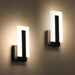 Joosenhouse Modern Led Wall Hard-wired 9.76 Inch 2PACK, Black -non Dimmable. Fixed Price $89.99.