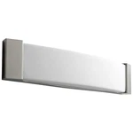 Oxygen Lighting Apollo 25.3" Vanity, Satin Nickel/white 2-5104-24. Fixed Price $306.00.