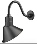 Miseno MLITA10 Black Rushmore Single Light 17"H Wall Sconce With 10" Shade. Fixed Price $80.00.
