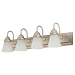 Cordelia Lighting 2174-62 4-LIGHT Vanity Fixture Satin Nickel-new Damaged Box. Fixed Price $89.99.