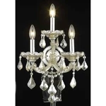 Elegant Maria Theresa Light 12" Royal Cut Sconce, Smoke 2800W3GT-GT-RC. Fixed Price $326.00.