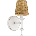 Antique White One Light Wall Sconce From The Flannery Collection. Fixed Price $119.99.