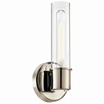 Polished Nickel Wall Sconce From The Aviv Collection. Fixed Price $159.99.