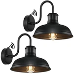 2-PACK Dusk To Dawn Outdoor Wall Sconces, Exterior Farmhouse Gooseneck Barn L.... Fixed Price $75.13.
