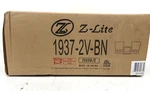 Z-lite Astor 16 In. 2-LIGHT Brushed Nickel Vanity Etched Opal Glass Shades. Fixed Price $53.99.