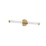 Dainolite Corvette Light 12W Sconce, Brass/white Acrylic CVT-2412LEDW-AGB. Fixed Price $216.00.
