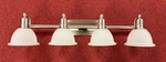 Progress Lighting Madison P3164-09 Brushed Nickel 4-LIGHT Wall Fixture. Fixed Price $99.99.