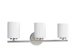 Progress Lighting P2159-09 Replay 22 In. 3-LIGHT Brushed Nickel Vanity. Fixed Price $51.99.