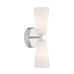 Bellevue SHWS43575 2 Light 15" Tall Bathroom Sconce - Chrome. Fixed Price $171.70.