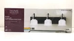 Home Decorators Rockhill 22 In. 3-LIGHT Black Bathroom Vanity Cct *open. Fixed Price $39.99.
