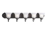Progress Lighting P2106-20 5-LIGHT 36 In. Antique Bronze Bathroom Vanity. Fixed Price $84.99.